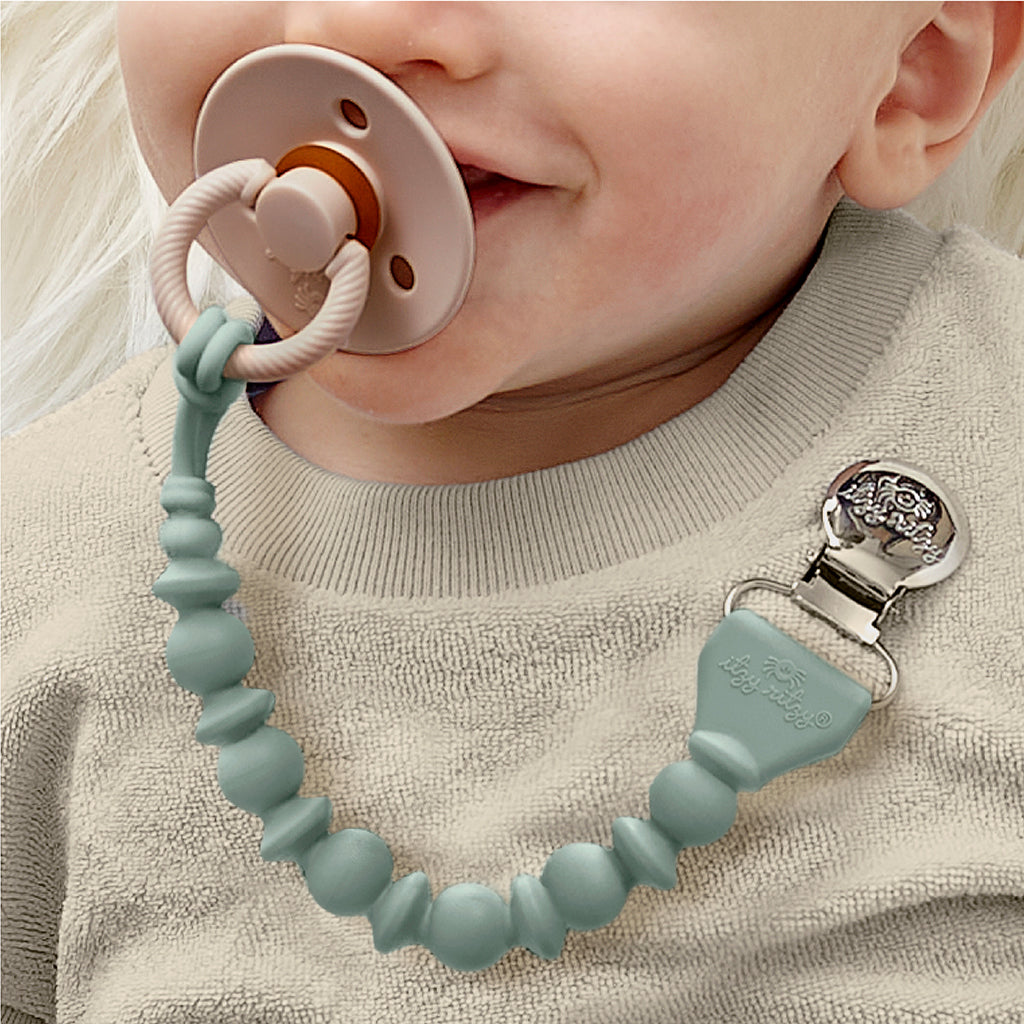 Sweetie Strap™ - Beaded Pacifier Clip Pacifiers & Loveys Itzy Ritzy Succulent Clip