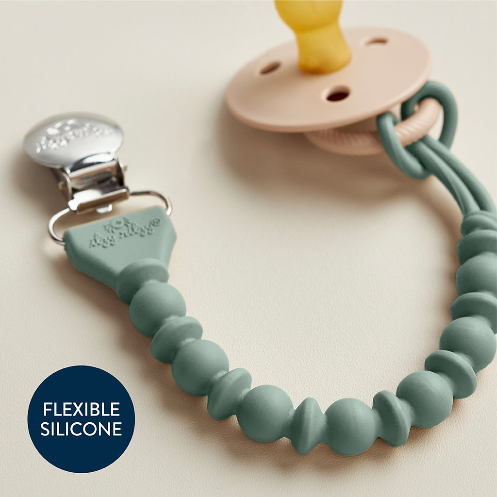 Sweetie Strap™ - Beaded Pacifier Clip Pacifiers & Loveys Itzy Ritzy Succulent Clip