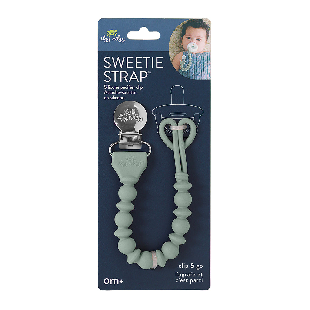 Sweetie Strap™ - Beaded Pacifier Clip Pacifiers & Loveys Itzy Ritzy Succulent Clip