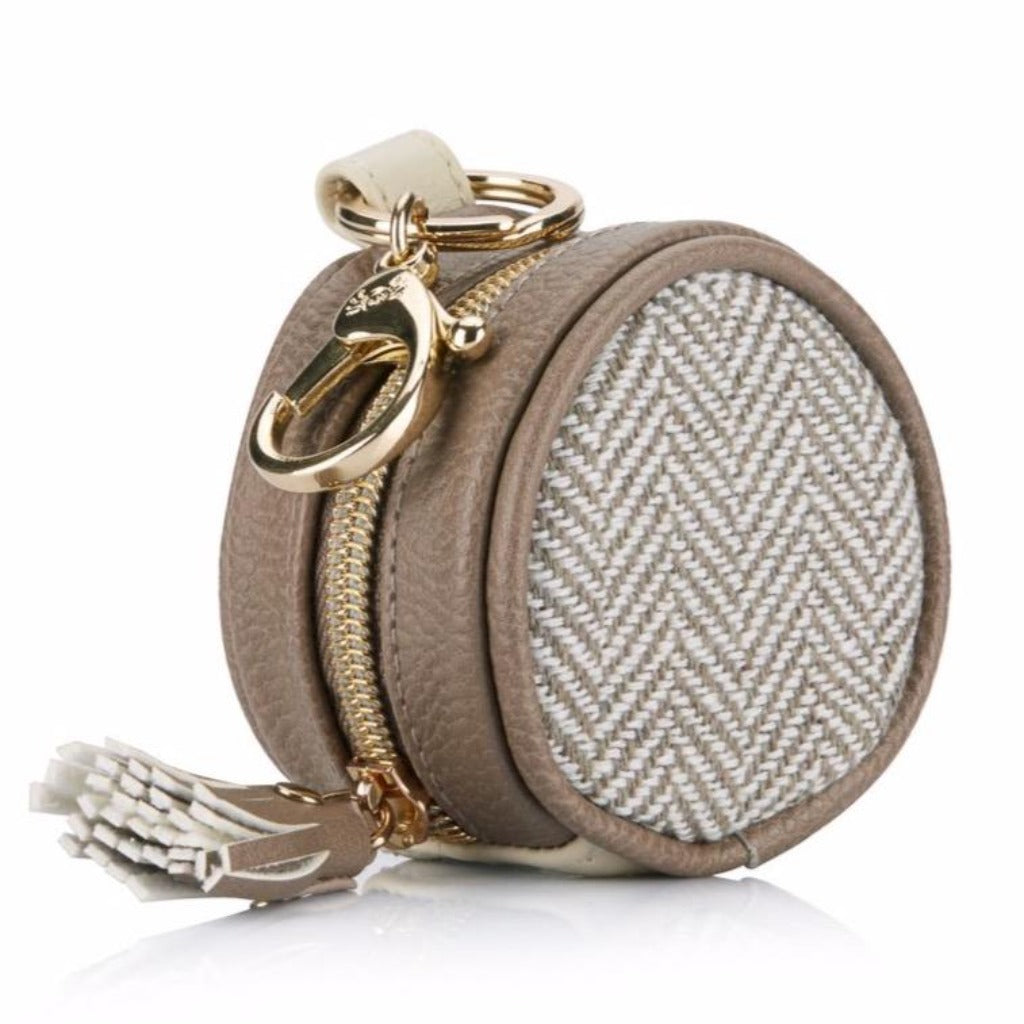 Diaper Bag Charm Pod Diaper Bag Accessory ItzyRitzy Vanilla Latte 