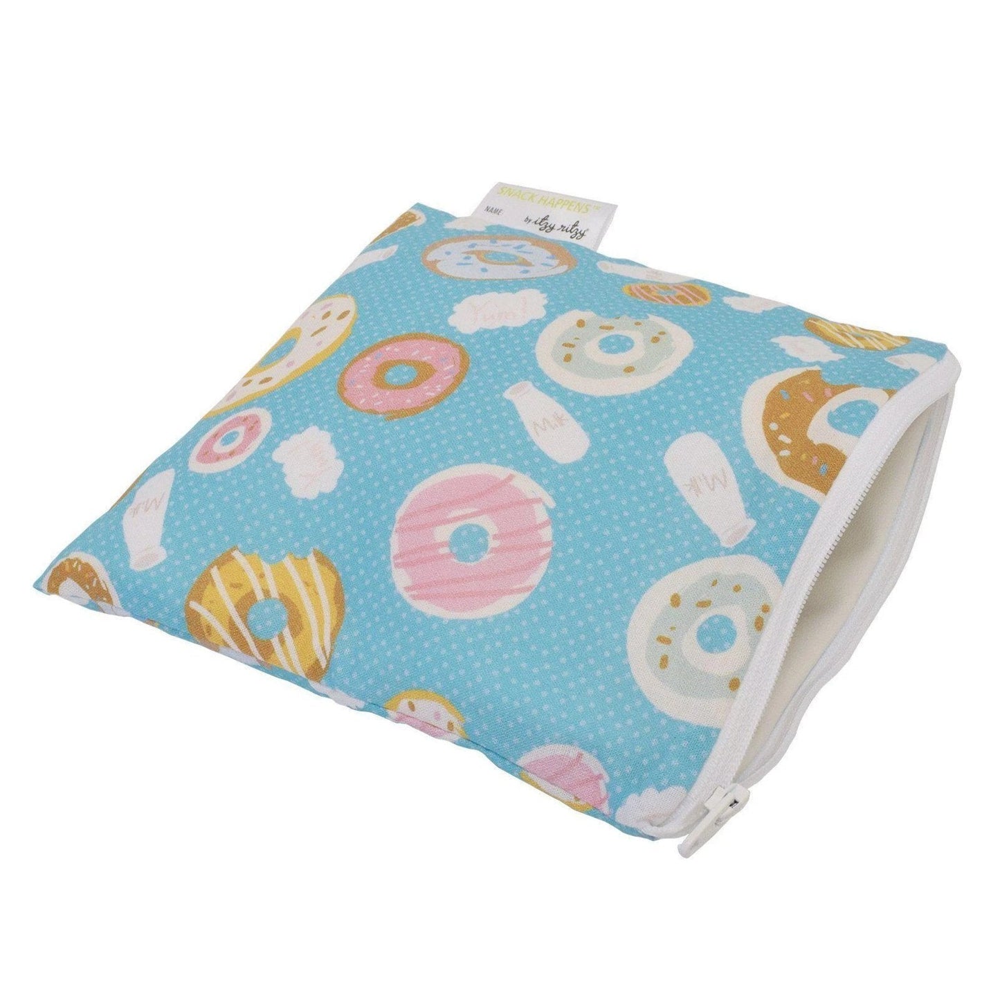 Snack Happens Reusable Snack and Everything Bag Snack Bag Itzy Ritzy® Donut Shop 