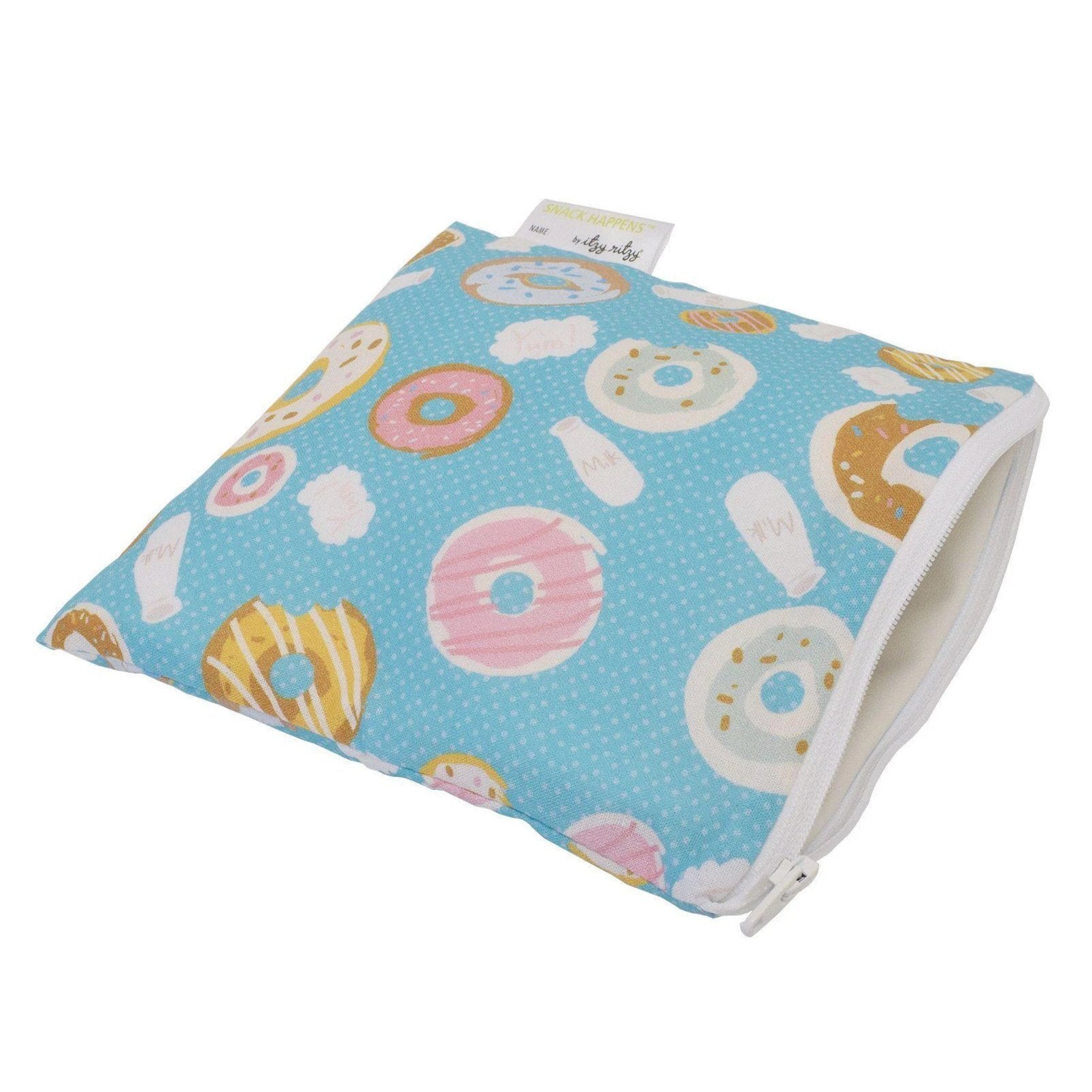 Snack Happens Reusable Snack and Everything Bag Snack Bag Itzy Ritzy® Donut Shop