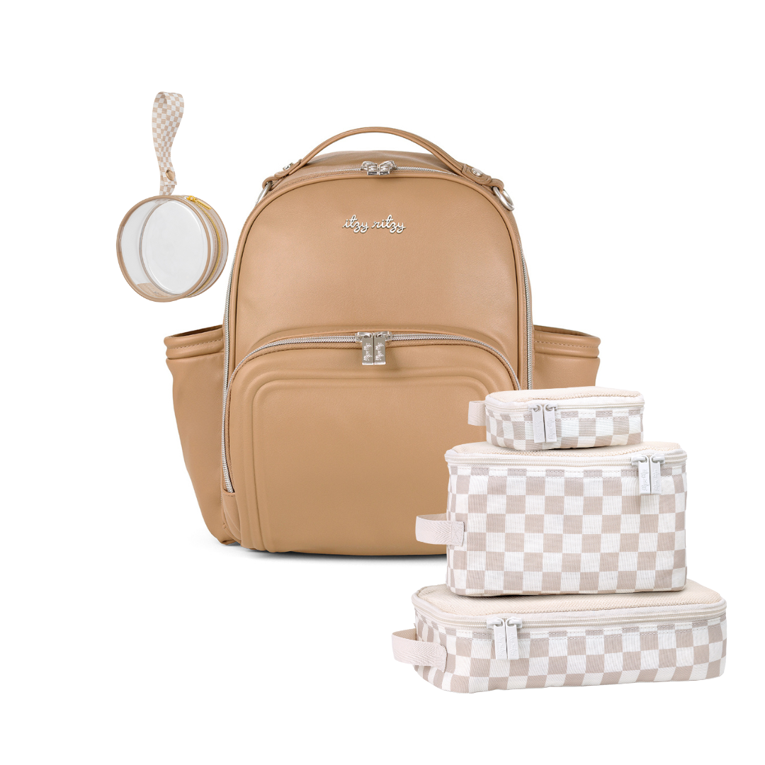 Itzy Ritzy Blush Itzy store Mini Diaper and Caddy Bundle