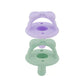 Sweetie Soother™ - Pacifier 2-Pack Pacifiers & Pacifier Accessories Itzy Ritzy Lilac and Mint Bows