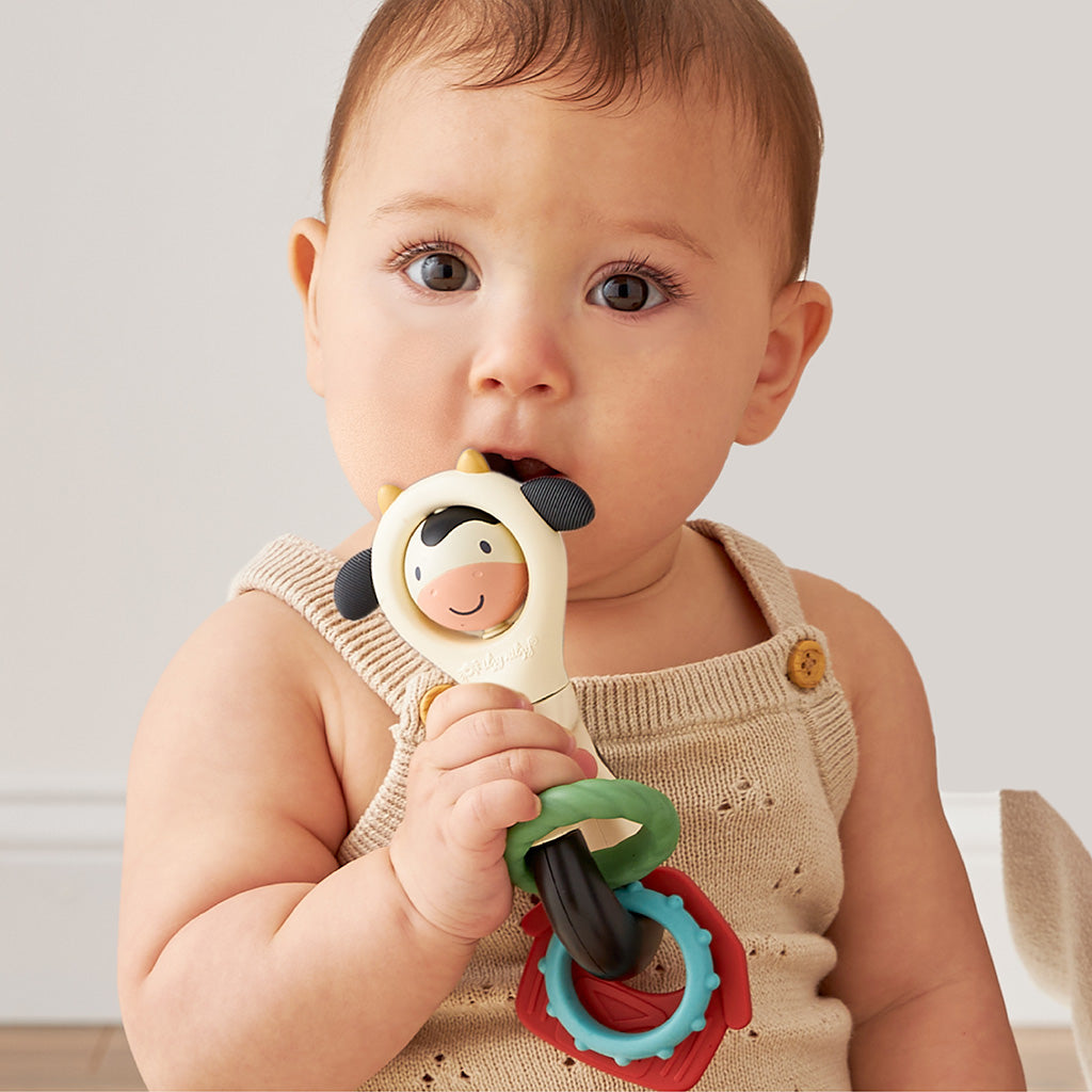 Itzy Spinner™ Rattle Carmen the Cow