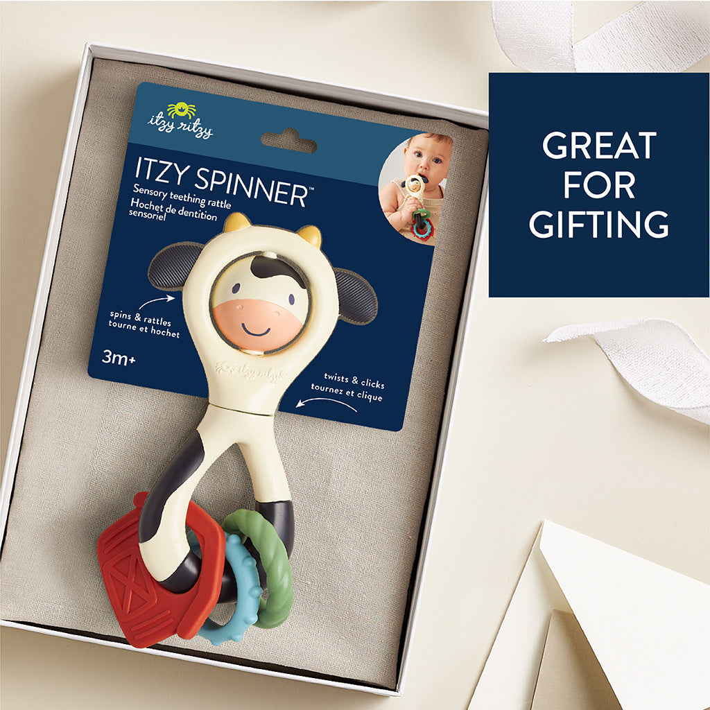 Itzy Spinner™ Rattle Carmen the Cow