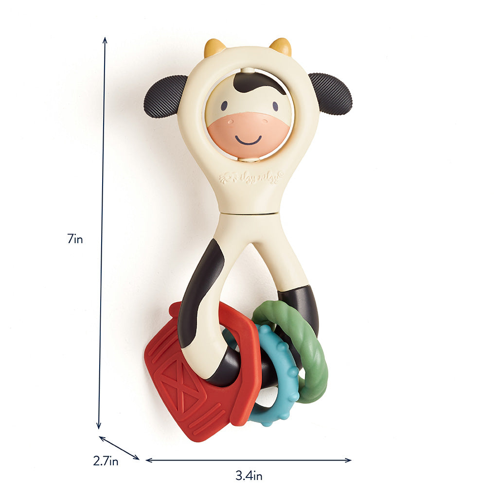 Itzy Spinner™ Rattle Carmen the Cow