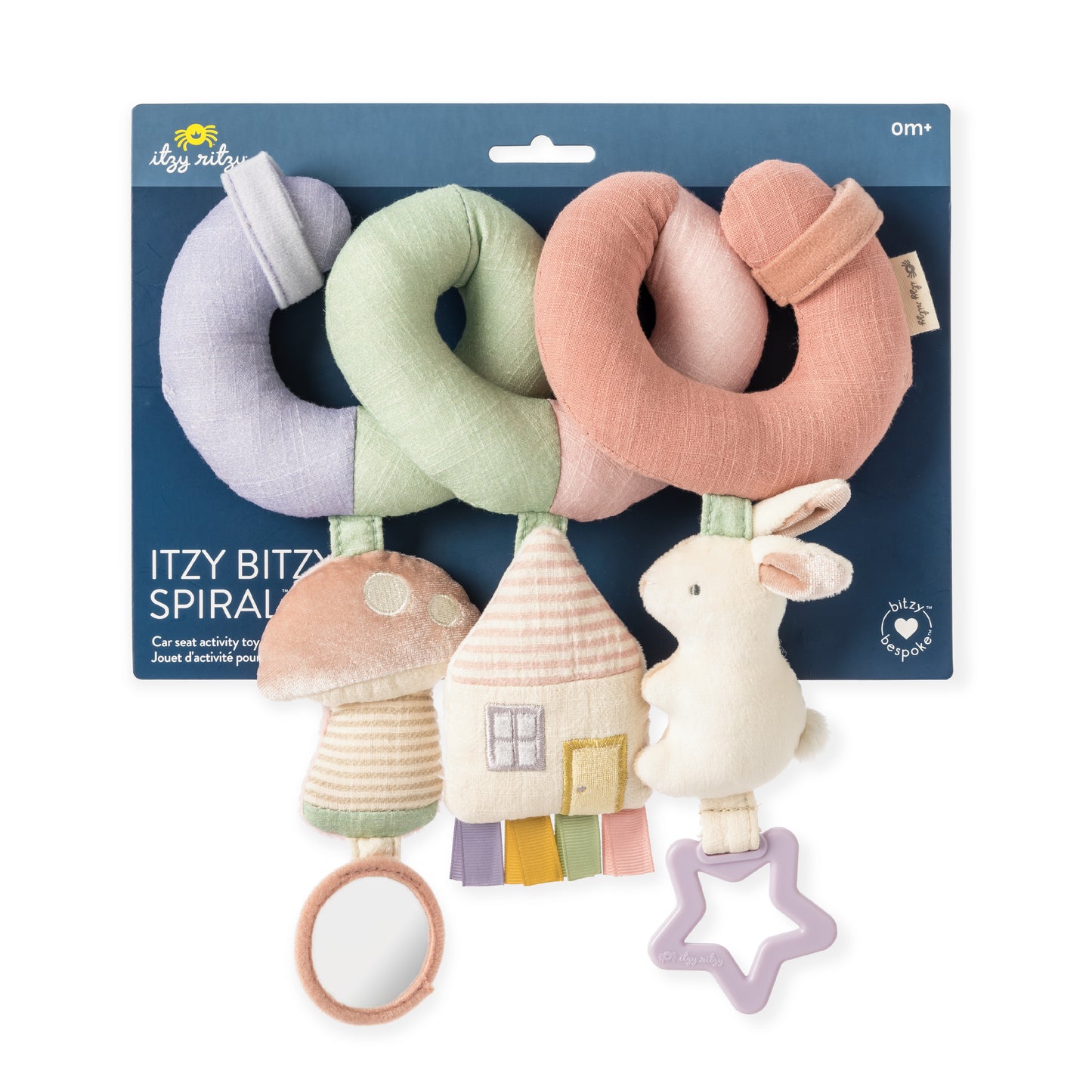 Bitzy Bespoke™ Itzy Bitzy Spiral Car Seat Activity Toy Toy Itzy Ritzy - Pastel