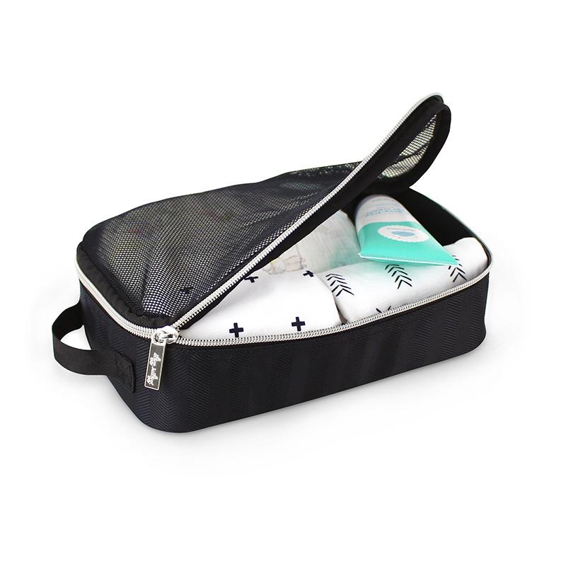 Pack Like A Boss Packing Cubes™ Packing Cubes Itzy Ritzy Black & Silver 