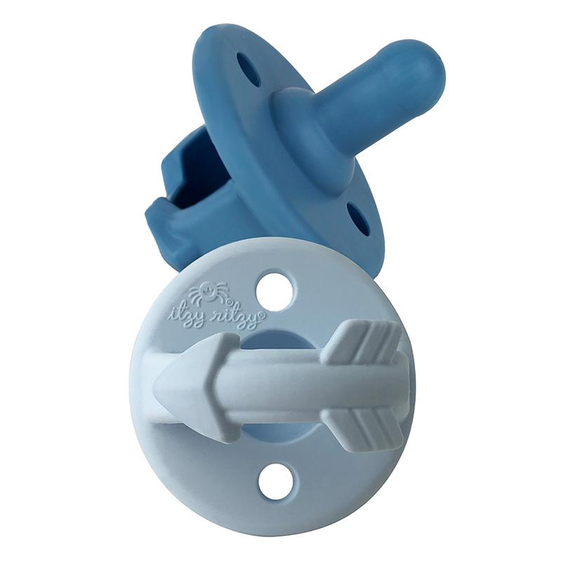 Sweetie Soother™ - Pacifier 2-Pack Itzy Ritzy Blue Arrows