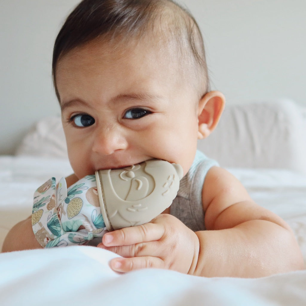 Itzy Mitt™ Teething Mitts Teethers Itzy Ritzy - Sloth