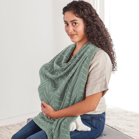 Yoofoss Nursing Cover for Breastfeeding, Babies Nursing Apron Cover wi