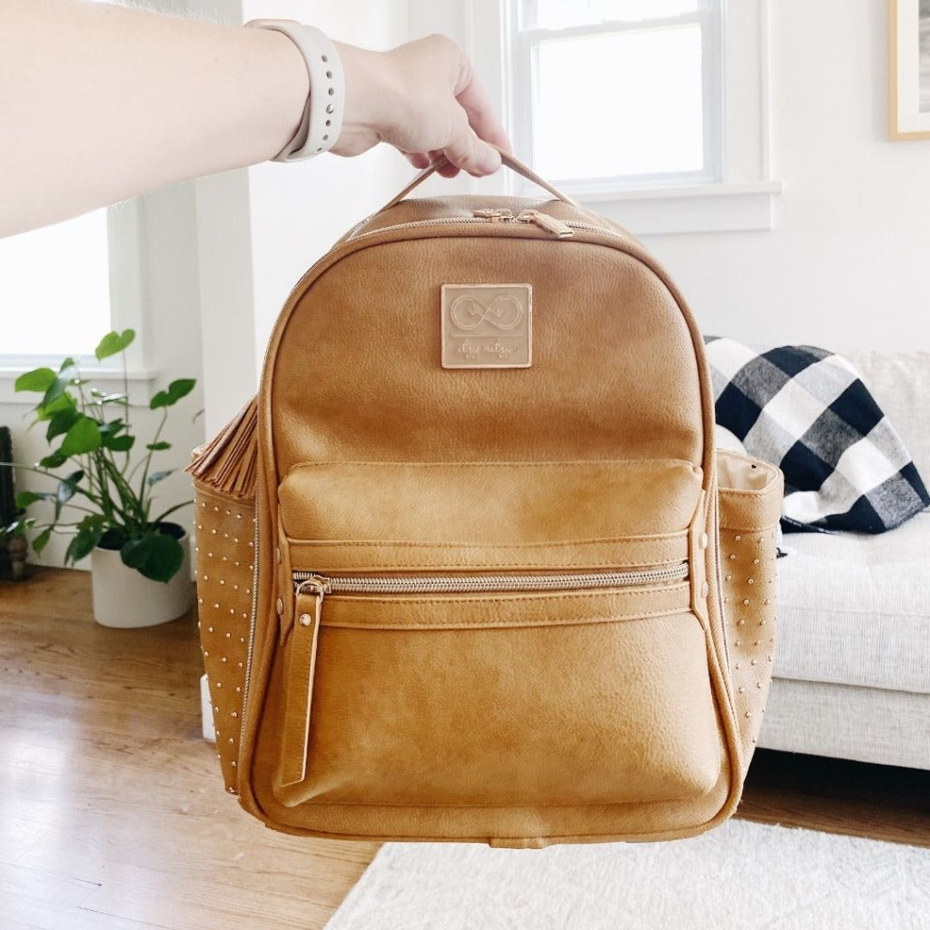 The Classic Diaper Bag | Vegan Leather Diaper Bag Backpacks – Freshly Picked