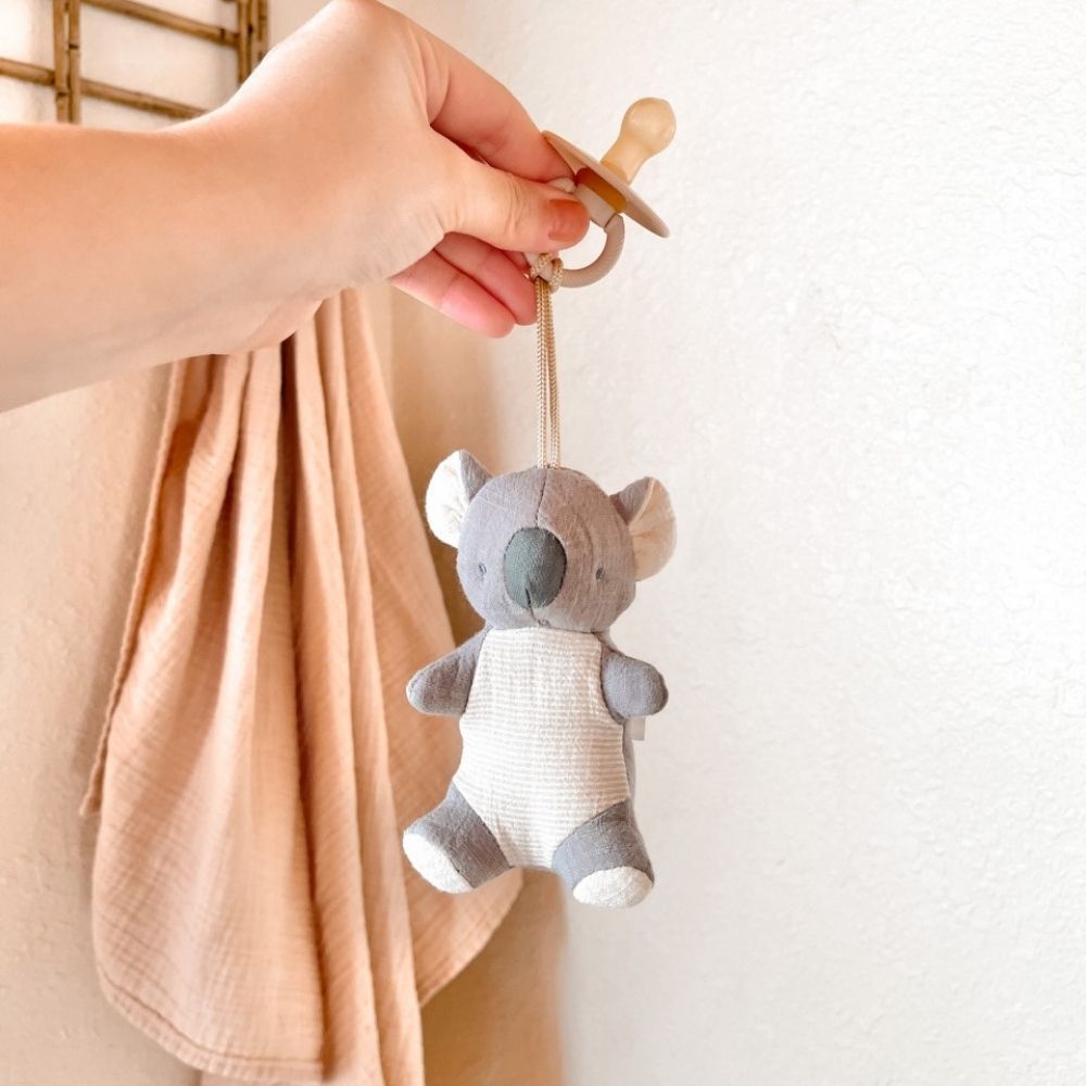 FINAL SALE Bitzy Pal™ Natural Rubber Pacifier & Lovey Itzy Ritzy Koala