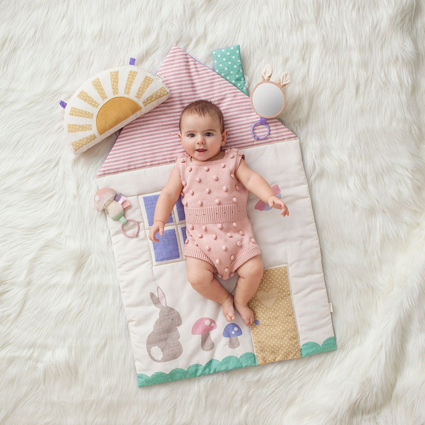 Cyber Bitzy Bespoke™ Ritzy Tummy Time Play Mat Toys, Gyms & Tummy Time Itzy Ritzy® 