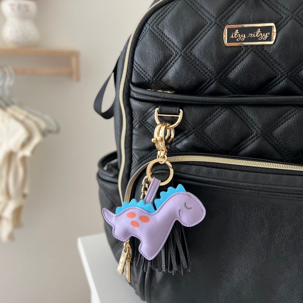 FINAL SALE Itzy Friends™ Character Diaper Bag Charms Diaper Bag Accessory Itzy Ritzy Dempsey the Dino