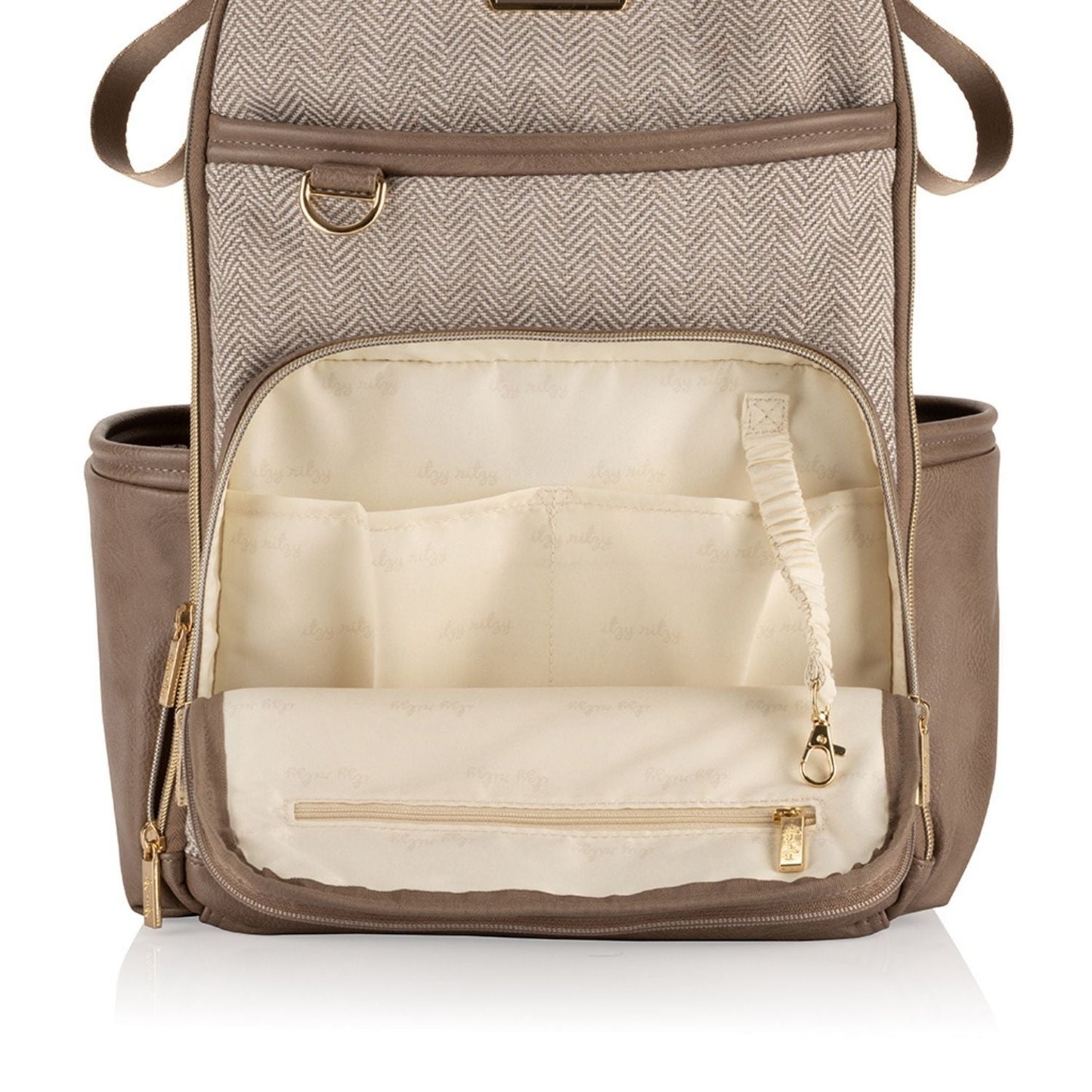 Boss Plus™ Large Diaper Bag Backpack Diaper Bags Itzy Ritzy® Vanilla Latte 