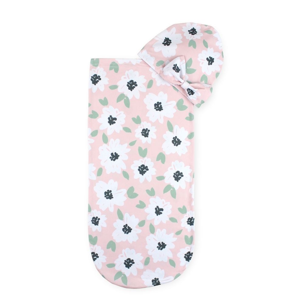 Cyber Cutie Cocoon™ - Baby Cocoon & Hat Set Cocoons Itzy Ritzy Playful Petals 