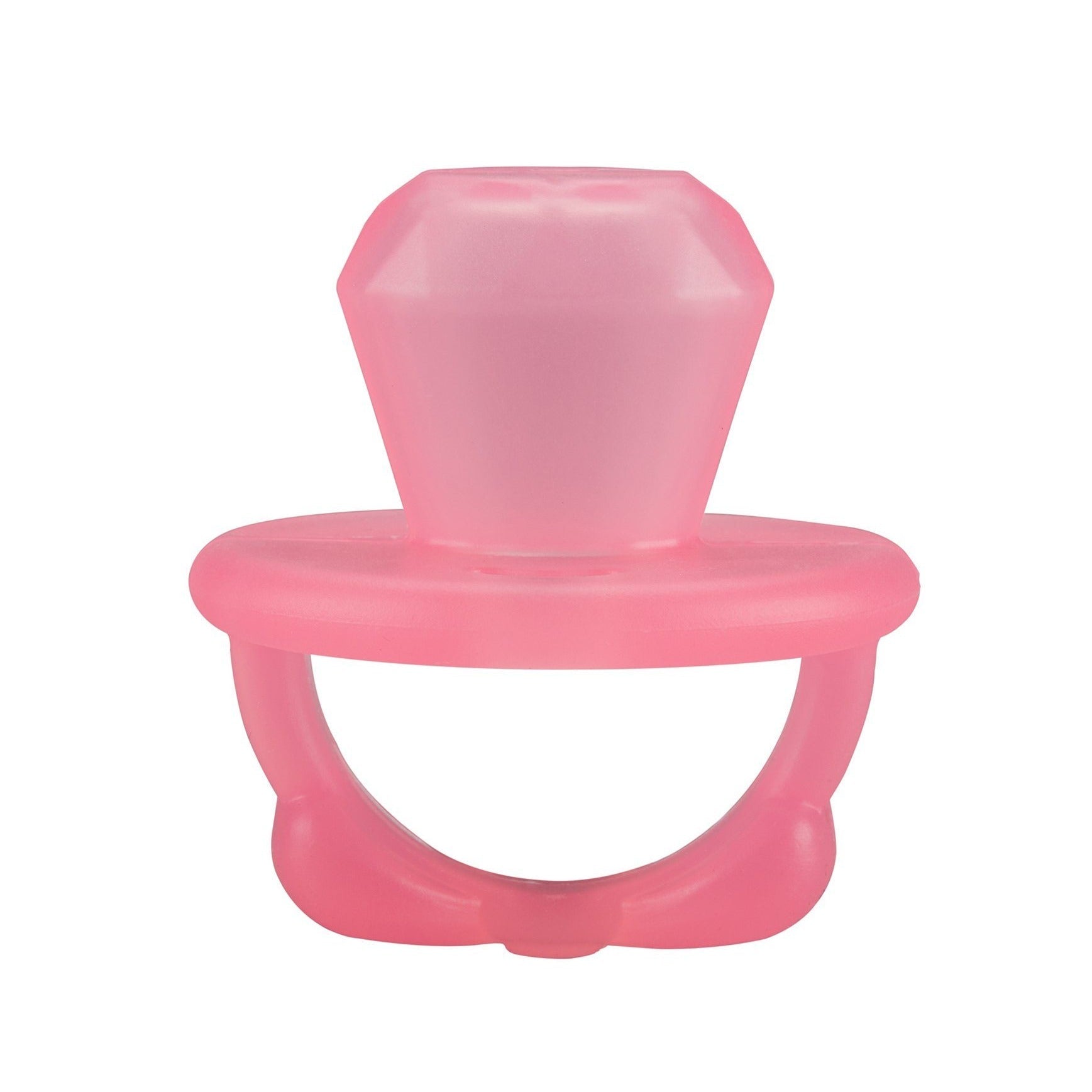 FINAL SALE: Teensy Teether™ - Soothing Silicone Teether Teethers Itzy Ritzy Pink Bow