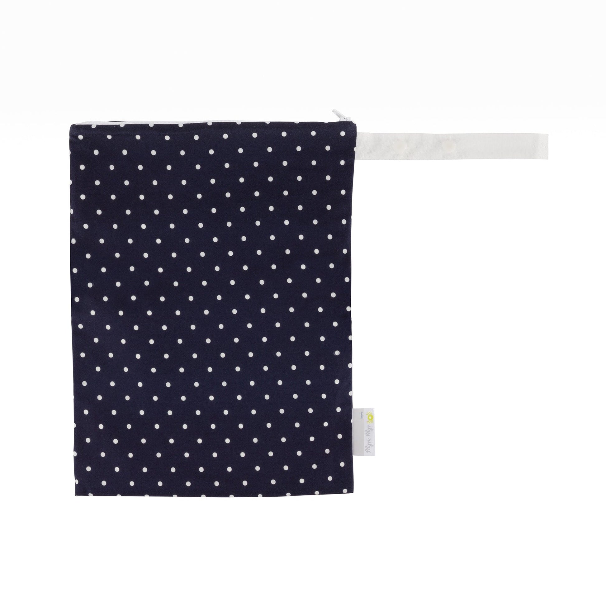 Cyber Travel Happens™ Reusable Sealed Wet Bag Wet Bag Itzy Ritzy® Nautical Navy Dots