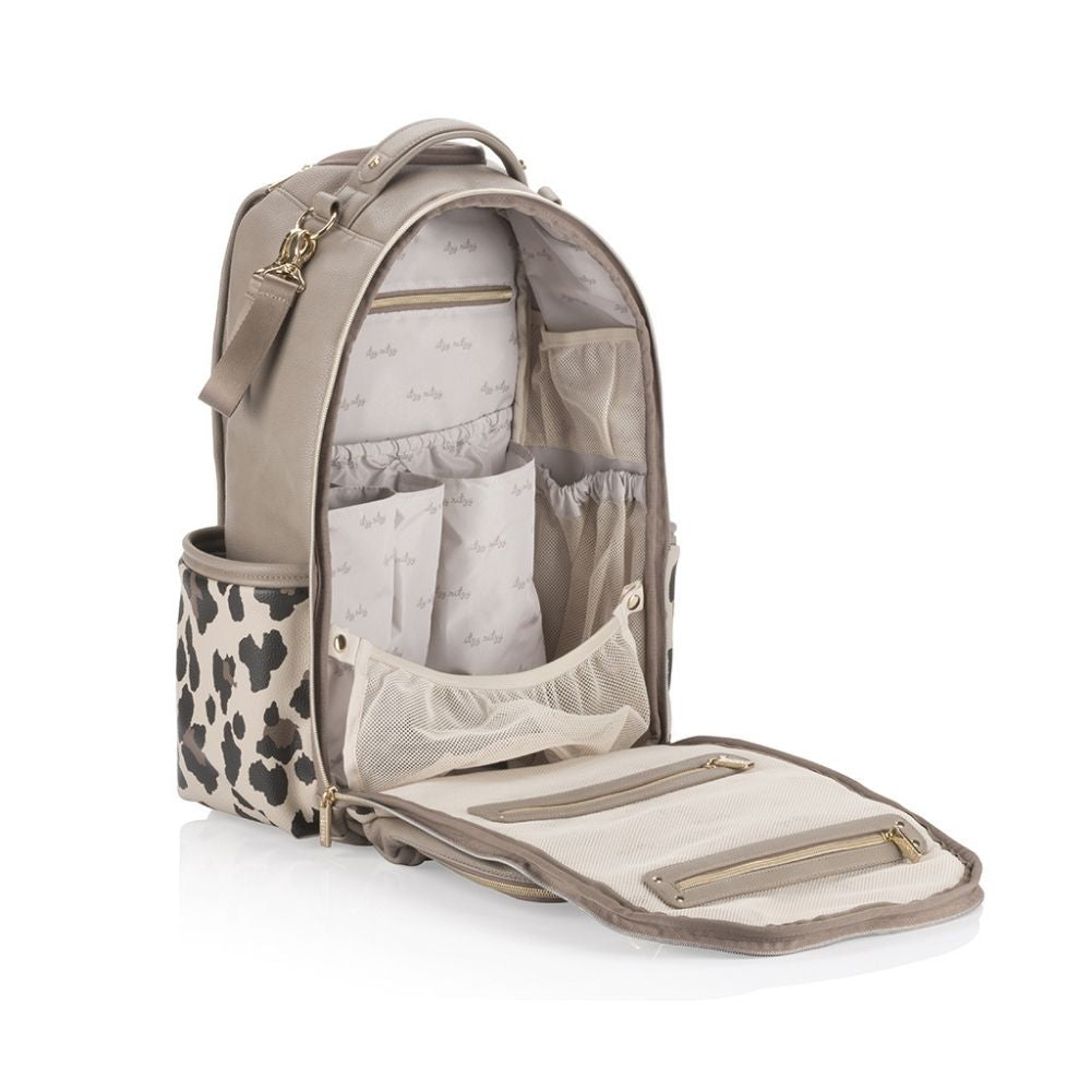 Boss Plus™ Large Diaper Bag Backpack Diaper Bags Itzy Ritzy® Leopard 